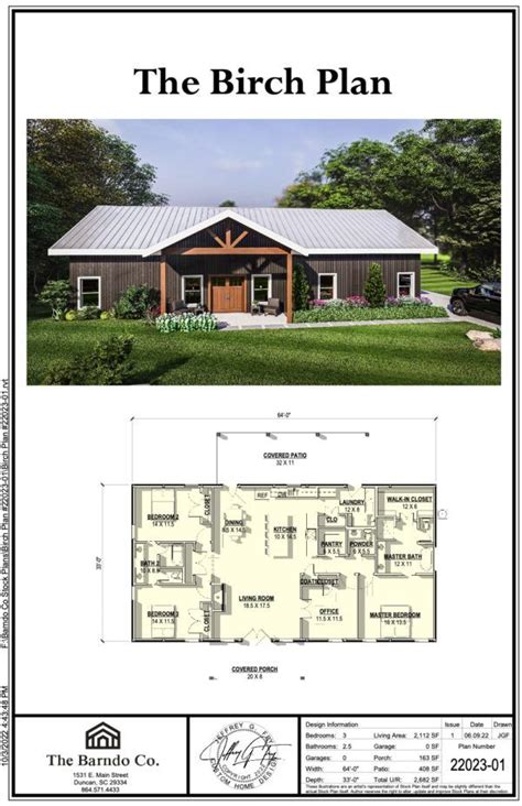 barndo plans 2 bedroom